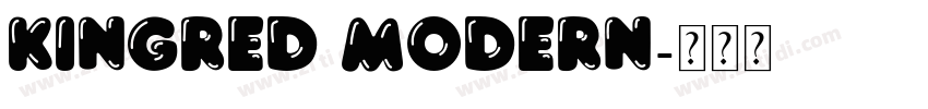 kingred modern字体转换